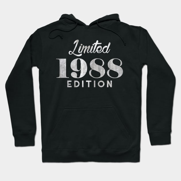 Limited Edition 1988 Birth Year 30 years old Hoodie by charlescheshire